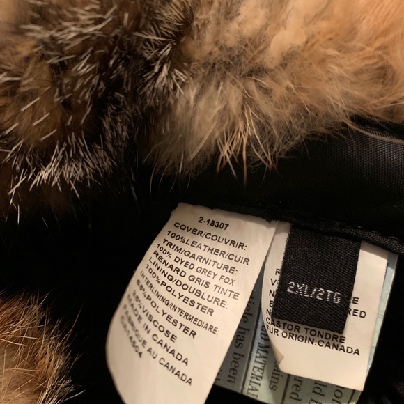 Leather Fox Hat - Picture 8 of 8